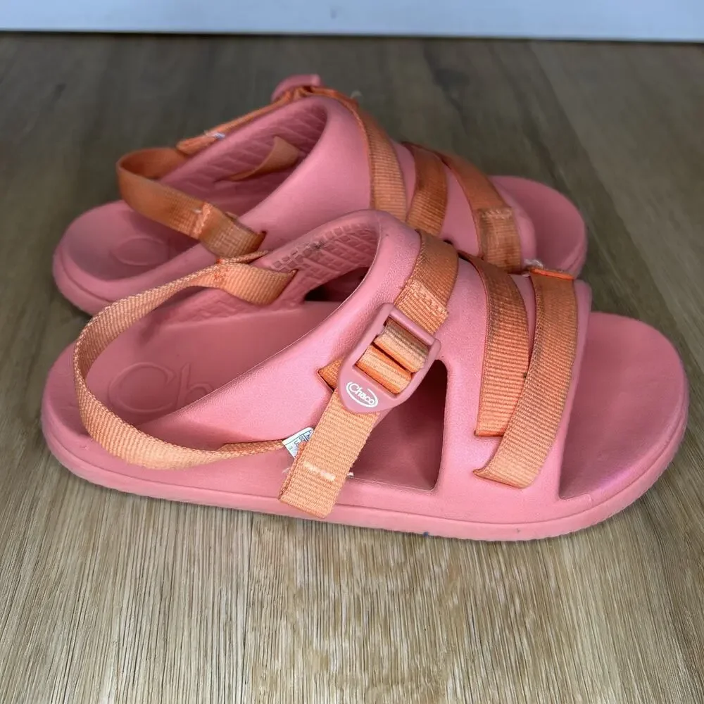Chaco Kids' Youth Size 3 Chillos Sport Sandals Pink Adjustable Straps Water Shoe